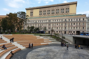 Собянин открыл амфитеатр и пешеходный маршрут от Лубянки до Зарядья