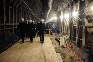 Собянин рассказал о ходе строительства Рублёво-Архангельской линии метро