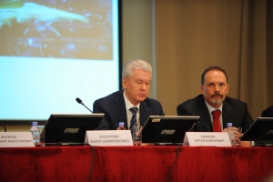 Встреча с представителями строительного бизнеса. С. Собянин, М. Хуснуллин