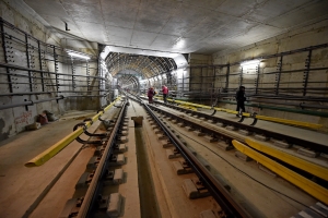 Бочкарёв: началась отделка вестибюля станции метро «ЗИЛ»