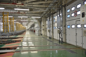 Основные конструкции административно-бытового корпуса электродепо «Южное» почти готовы