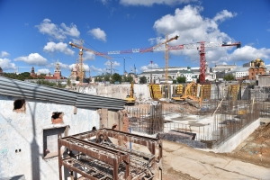 Подземная часть Филармонии в парке «Зарядье» готова