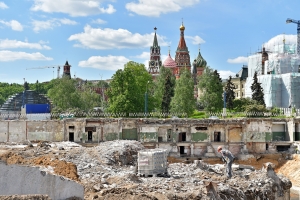 Подземную парковку в Зарядье планируют достроить до конца ноября