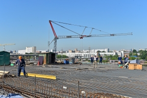 Эстакада через Волгоградский проспект на МСД готова на 50%