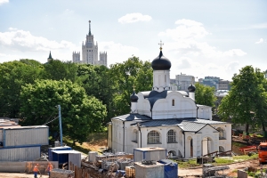 Реставрация церквей в «Зарядье» завершится к концу 2016 года