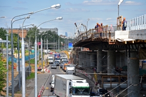 На развязке МКАД - Липецкая улица построят семь путепроводов и тоннель