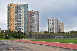 Футбольный стадион, жилье и социальные объекты ввели на севере Москвы в этом году