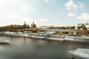 Временные опоры «парящего моста» в «Зарядье» разберут к началу июня