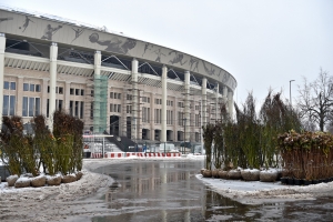 Осмотр хода озеленения территории «Лужников»