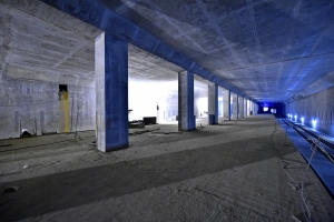 На станции метро «Очаково» приступили к созданию интерьера