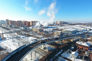 Собянин открыл новый путепровод в Щербинке