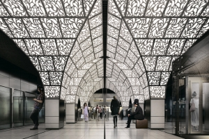 Станцию метро «Новопеределкино» украсит русский узорчатый орнамент