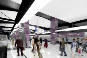 Дизайн станции метро «Хорошевская» будет в стиле авангард