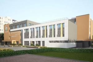 Новый учебный корпус готов на 50% в Косино-Ухтомском районе столицы