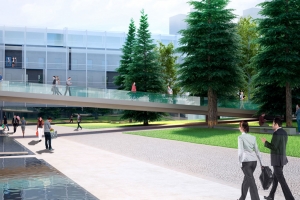 Комплекс с витражами и V-образными колоннами построят на ЗИЛе