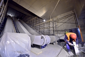 Отделочные работы начали на станции метро "Косино"