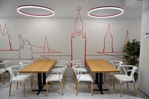 Два кафе построили у Дворца водных видов спорта в Лужниках