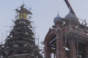 Живописная мозаика украсит купола храма в районе Митино