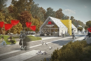 Запущено сквозное движение по ул. Богданова у станции метро «Солнцево»