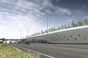 Пешеходный маршрут пройдет от дачных участков к метро «Прокшино»