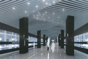 Две станции Большой кольцевой линии метро оформят в стиле хай-тек