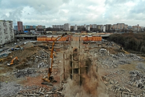 В Печатниках демонтирована незаконно возведенная постройка