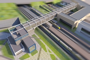 На станции БКЛ метро «Текстильщики» начали строить пересадочный мост