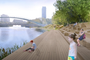 На Черкизовском пруду появится причал для лодок и зона променада