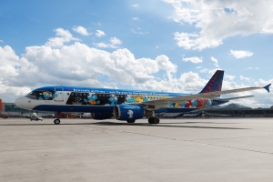 «Остров Мечты»: самолет со смурфиками сел в Шереметьево