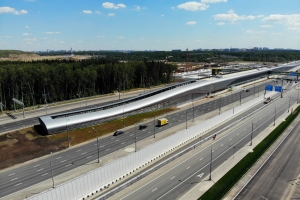 К станции метро «Коммунарка» построили дорогу