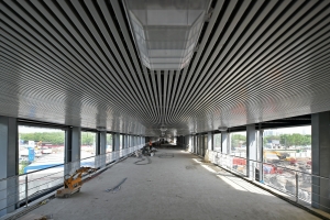 В районе Лефортово построили путепровод с пешеходной эстакадой и велодорожкой