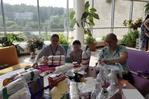 Молодые строители устроили праздник для детей с онкозаболеваниями