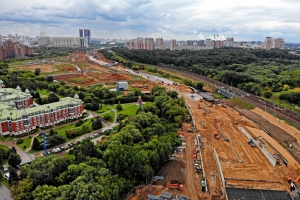 Хуснуллин: четверть новой вылетной магистрали Москвы пройдет по эстакадам