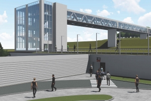 Надземный переход возведут через ж/д пути и Северный дублер Кутузовского проспекта