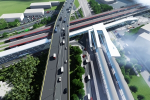 Дмитровское шоссе расширят в районе строительства перехода под МЦД-1