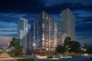 Пятый этап ЖК «Сиреневый парк» построен почти на треть