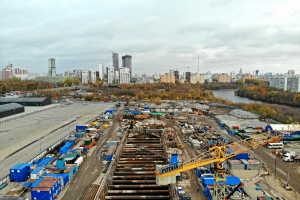 Бочкарев: западный участок Большого кольца метро готов на 60%