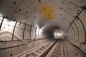 Южный участок Большой кольцевой линии метро готов почти на 90%