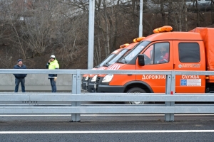 На участке Юго-Восточной хорды устанавливают ограждение