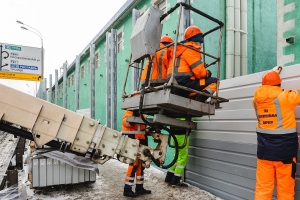В Москве заменят 250 тыс. кв. метров шумозащитных экранов за два года