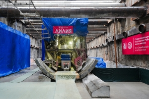 Началась проходка тоннеля между станциями метро «Серебряный Бор» и «Строгино» – мэр