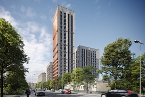 В ЖК «Медный 3.14» на Якиманке обустраивают фасады