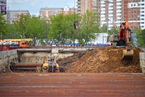 Строительная готовность станции метро «Лианозово» составляет почти 30%