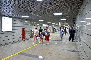 Подземный пешеходный переход в районе МЦК Ботанический сад готов на 75%