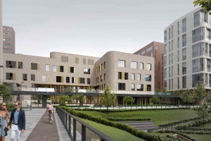 На крыше новой школы в Хамовниках откроются спортивные площадки