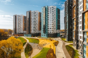 Дом пастельно-бирюзового цвета построят в ЖК «Скандинавия»