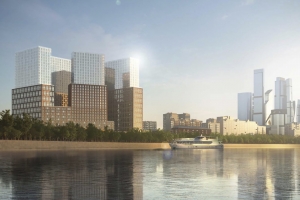 В Москве появится пешеходная пергола с подвесными кабинетами