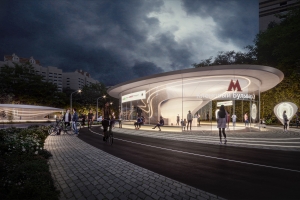 Собянин: дизайн станции «Кленовый бульвар 2» разработает бюро Захи Хадид