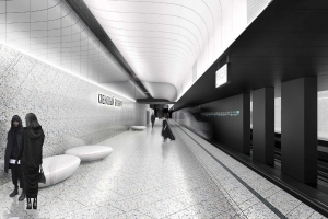 Монолит станции БКЛ метро «Кленовый бульвар» готов более чем на 80%