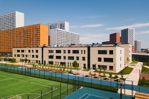 Школа с атриумом, стенами из стекла и кафе откроется в Новой Москвве до нового года